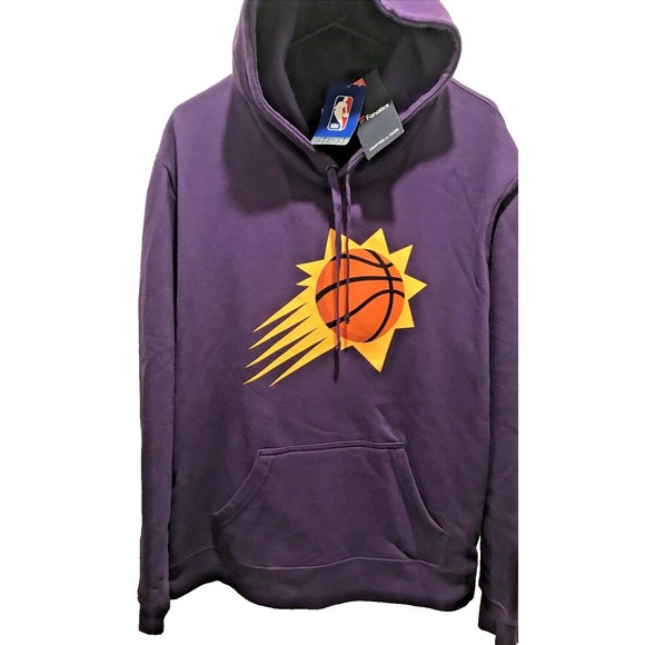 Fanatics Phoenix Suns Hoodie Pullover Sweatshirt Pockets Mens Size XL Purple - Picture 3 of 8